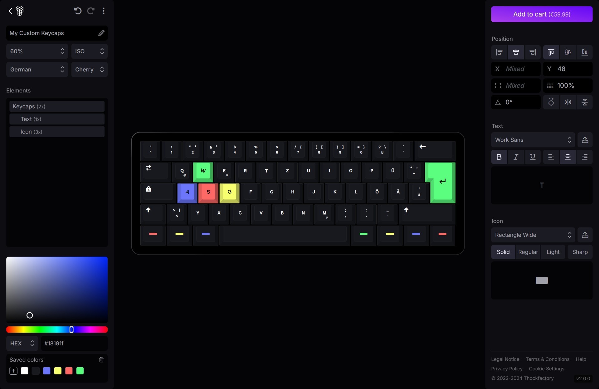 Custom Keycaps Configurator