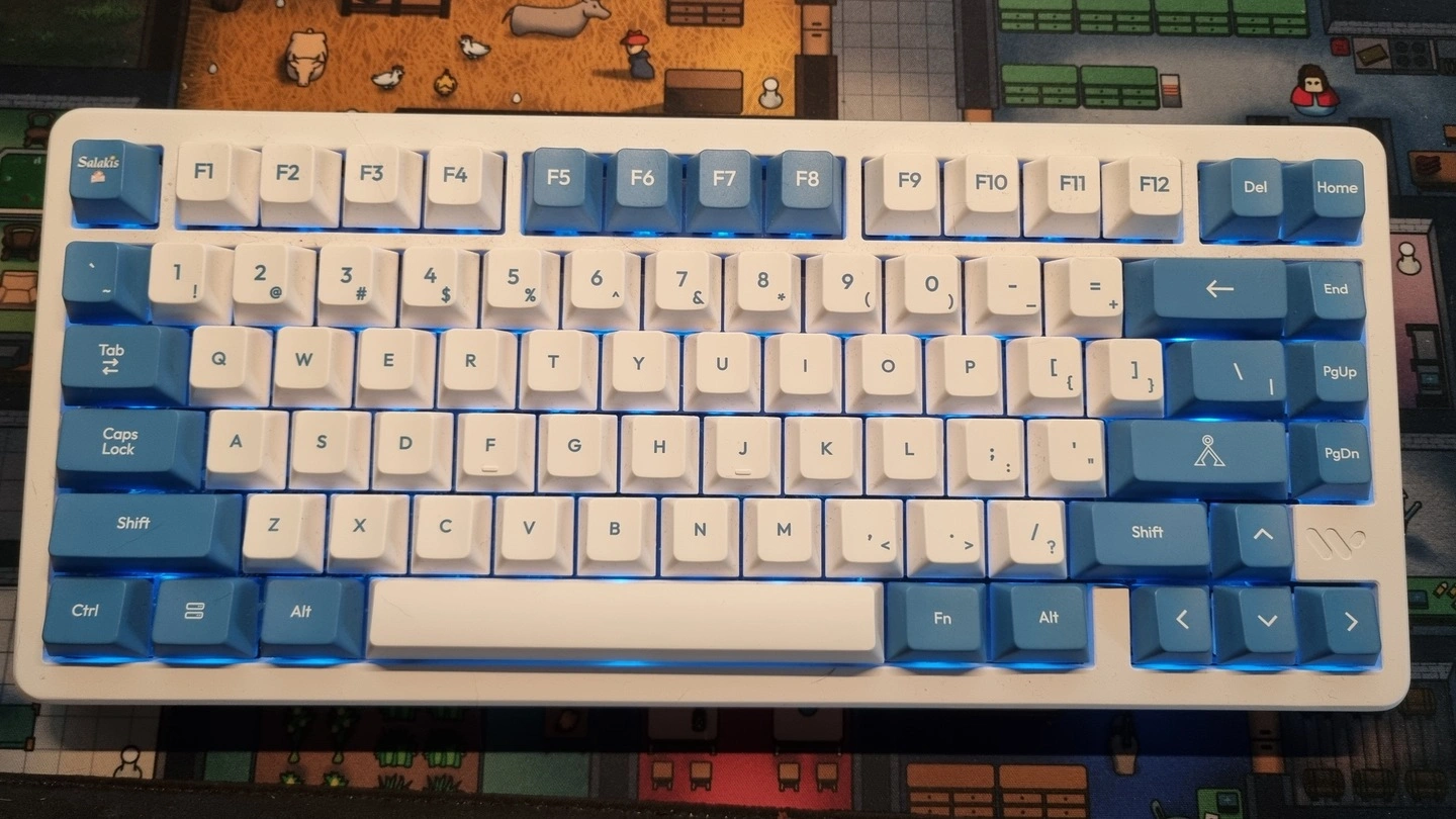 Custom keycaps showcase: 75% Exploded #1 (ANSI) custom keycaps